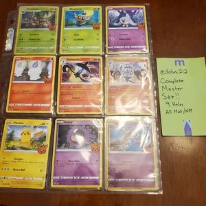 Pokemon Master set